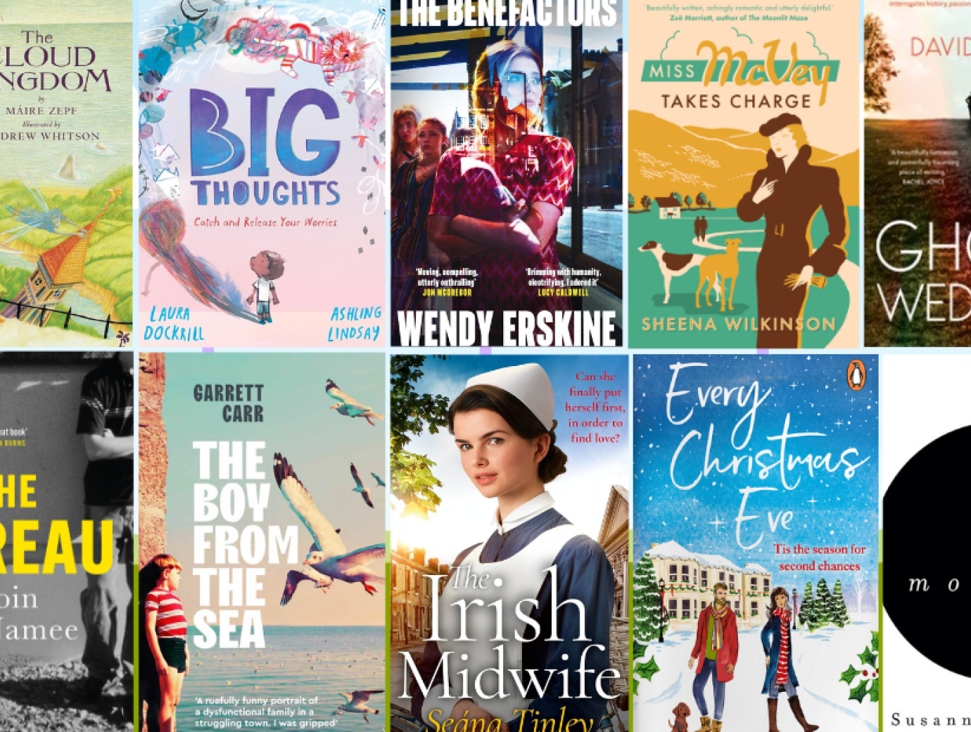 A collage of book covers