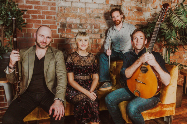Photo of a traditional Irish musicians