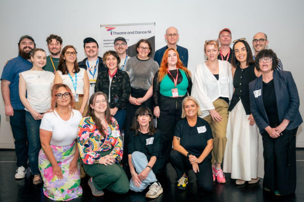 A group of delegates at the Spotlight on Theatre and Dance from Northern Ireland at the Edinburgh Fringe.