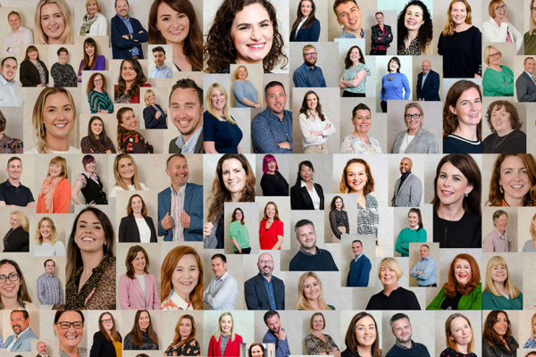 Collage of people that have taken part in the Boardroom Apprentice scheme.
