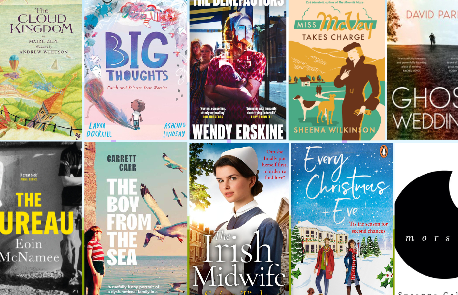 A collage of book covers