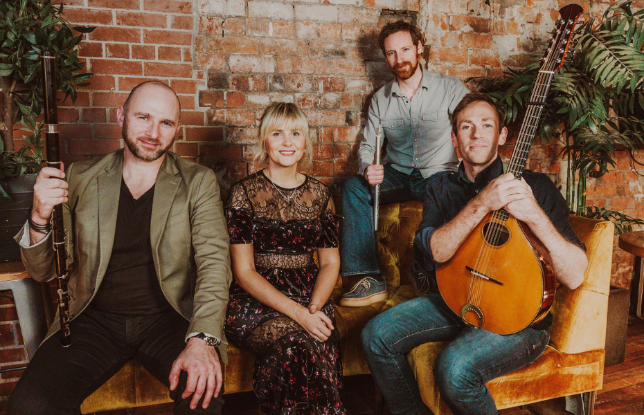 Photo of a traditional Irish musicians