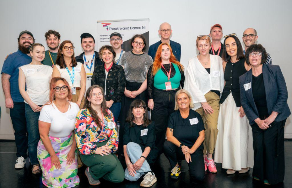 A group of delegates at the Spotlight on Theatre and Dance from Northern Ireland at the Edinburgh Fringe.